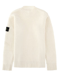 Stone Island Men's Oversize Sweater White
