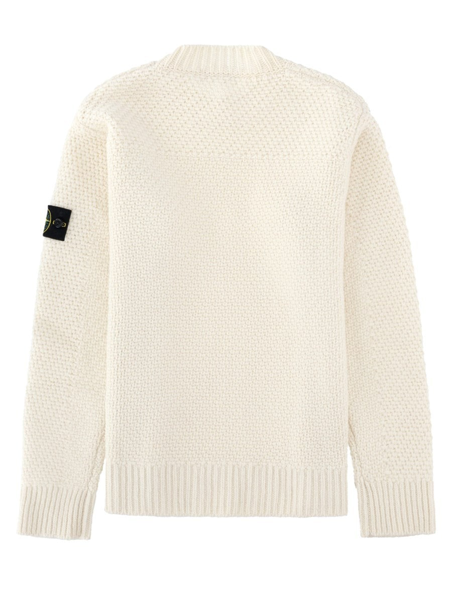 Stone Island Men's Oversize Sweater White