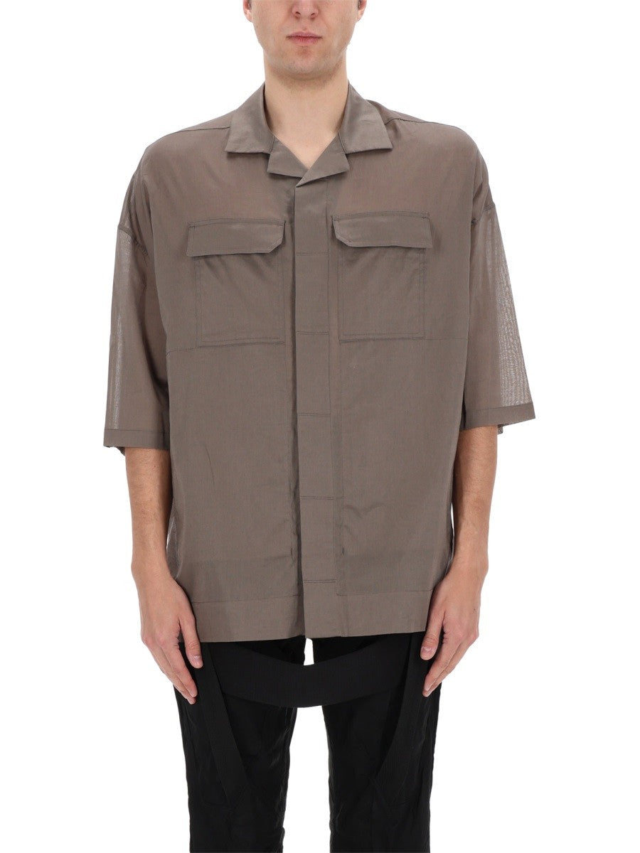 Rick Owens Men's Magnum Tommy Shirt Grey