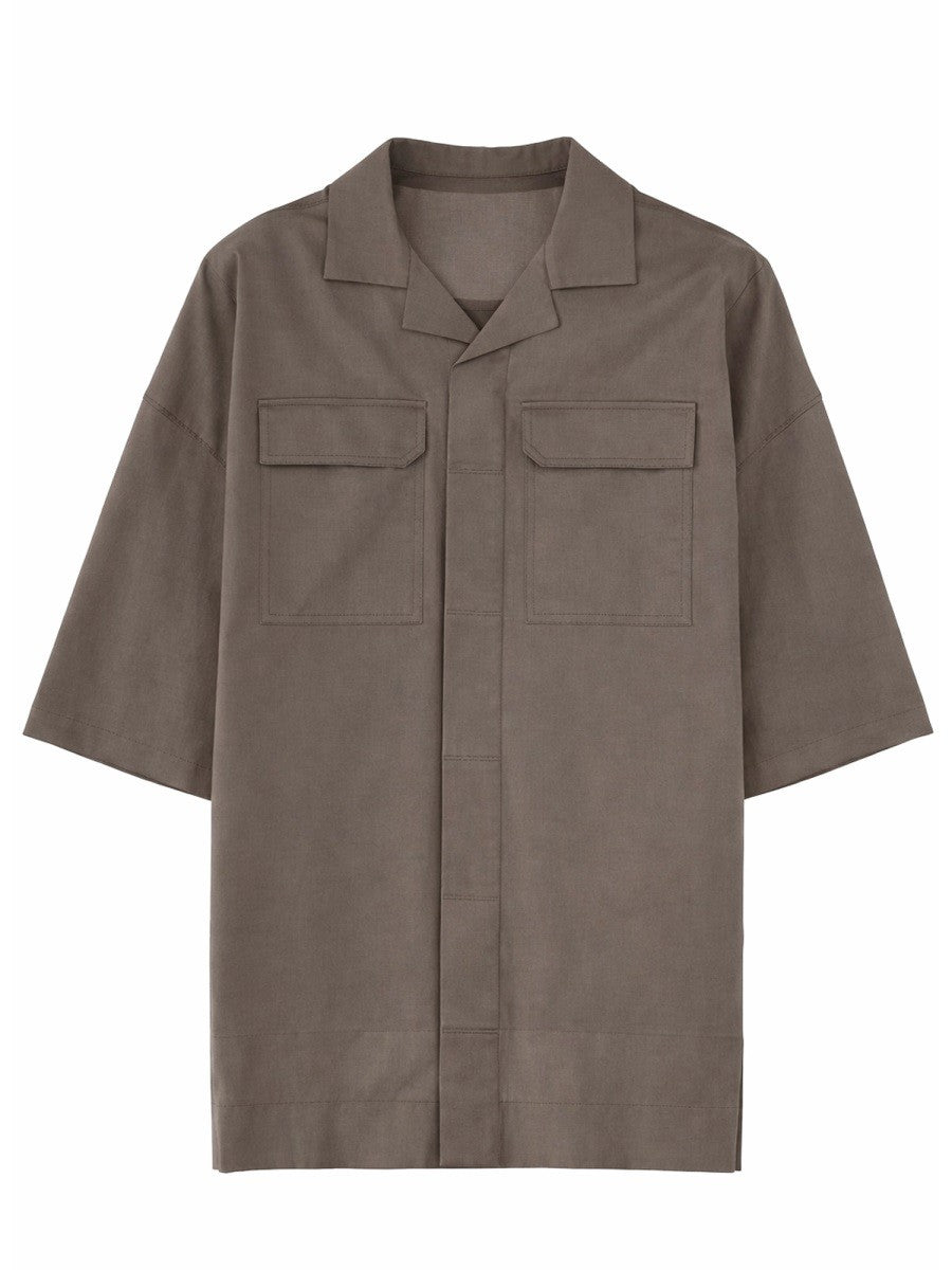 Rick Owens Men's Magnum Tommy Shirt Grey
