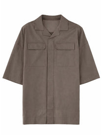 Rick Owens Men's Magnum Tommy Shirt Grey