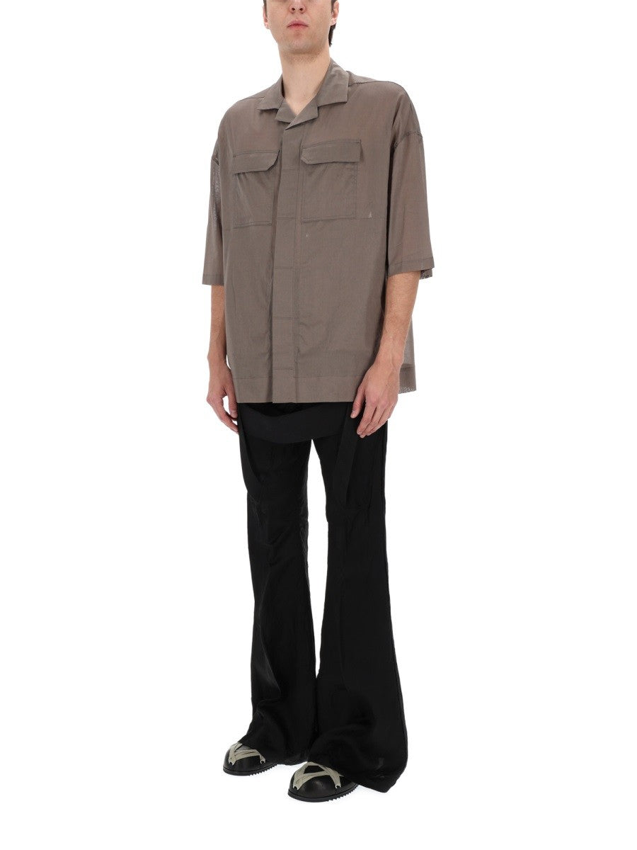 Rick Owens Men's Magnum Tommy Shirt Grey