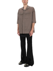 Rick Owens Men's Magnum Tommy Shirt Grey