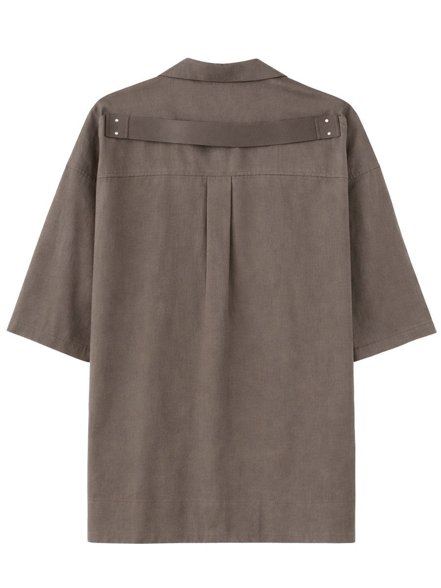 Rick Owens Men's Magnum Tommy Shirt Grey