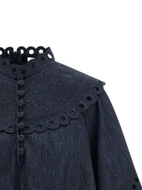 Zimmermann Mahon Blouse Blue