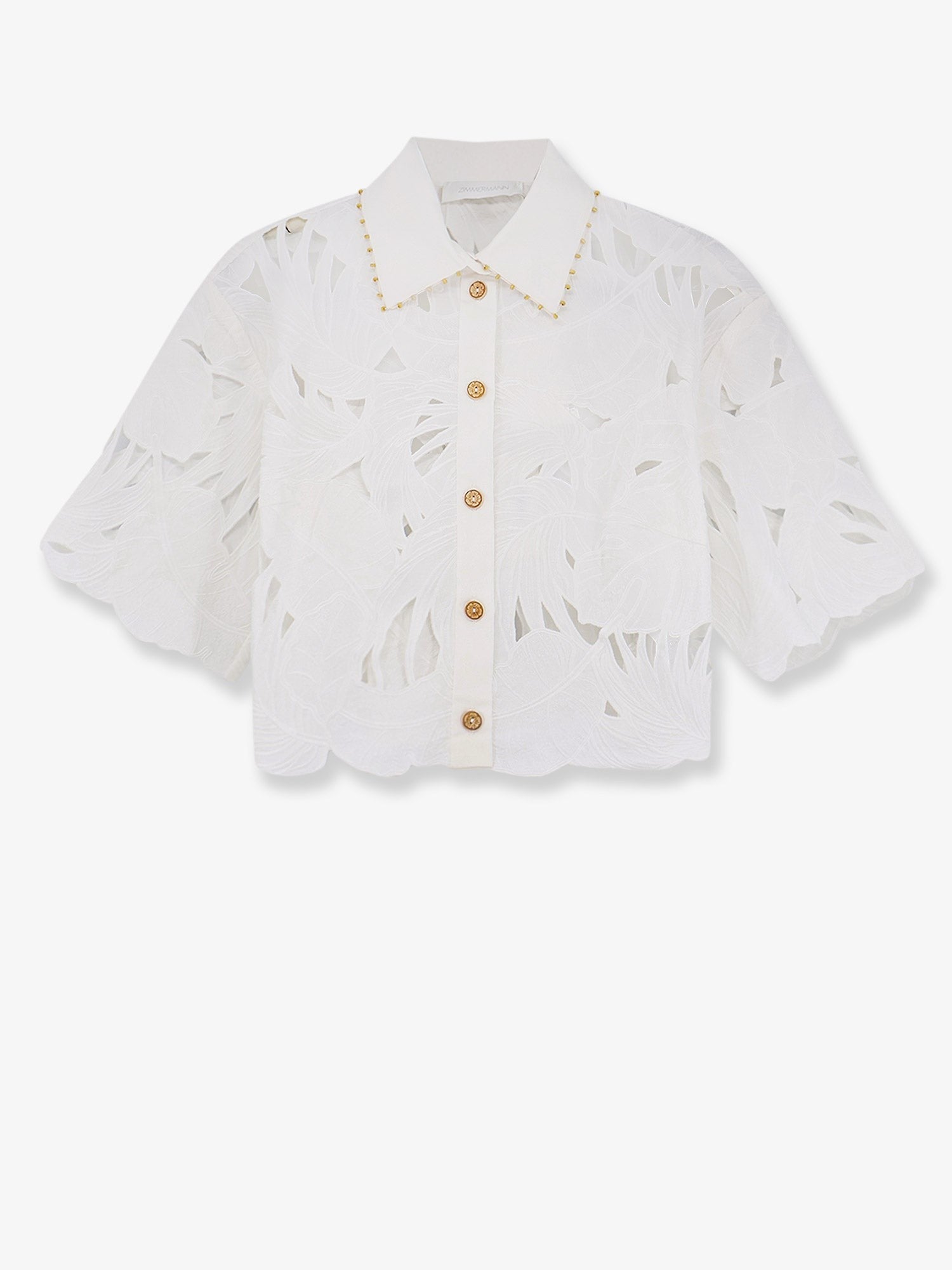 Zimmermann Women's Mahon Cotton Shirt White