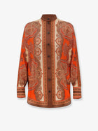 Zimmermann Women's Mahon Dolman Silk Shirt Multicolor