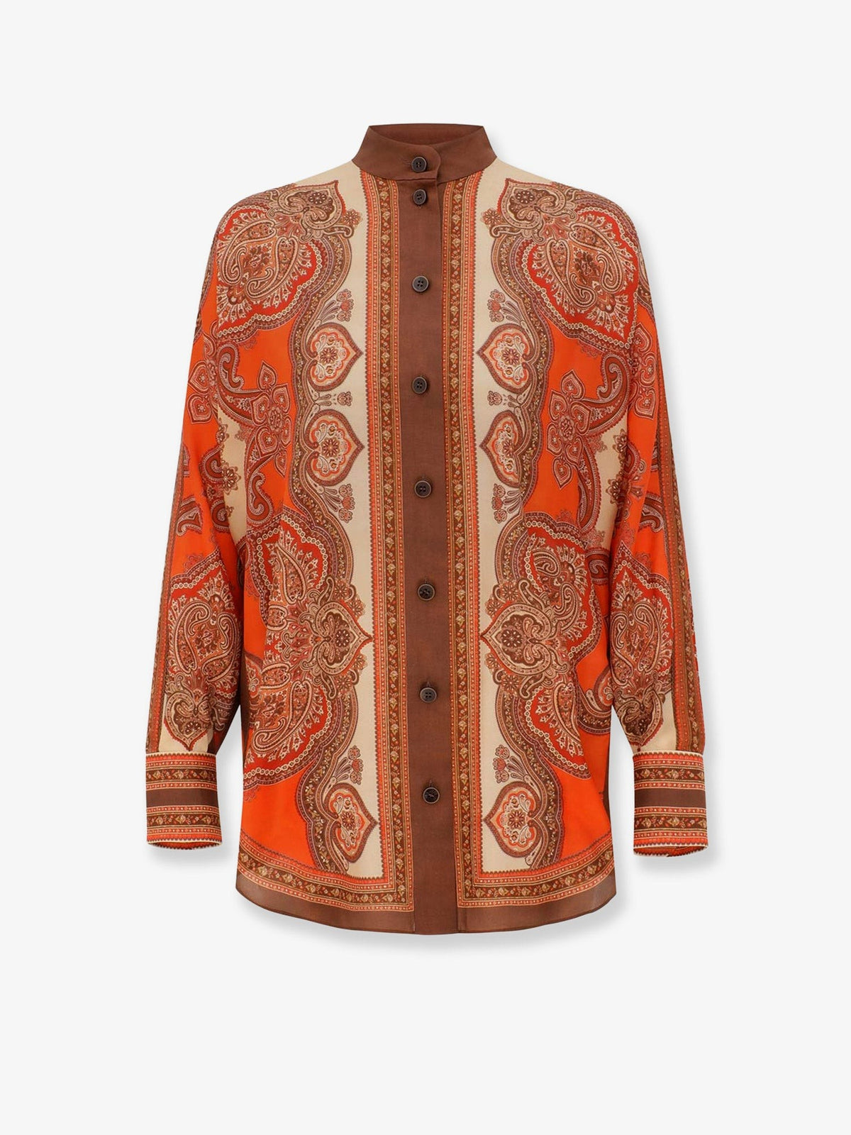 Zimmermann Women's Mahon Dolman Silk Shirt Multicolor
