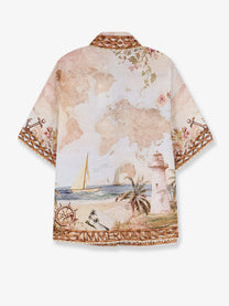 Zimmermann Women's Mahon Linen Shirt Gold