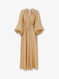 Zimmermann Women's Mahon Long Silk Dress White