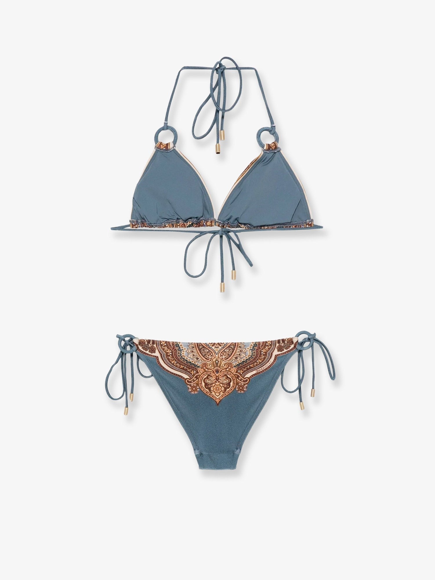 Zimmermann Women's Mahon Nylon Bikini Blue