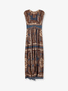 Zimmermann Women's Mahon Silk Long Dress Blue
