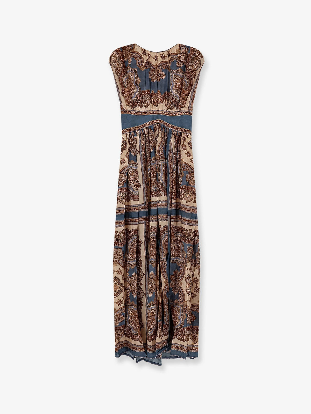 Zimmermann Women's Mahon Silk Long Dress Blue