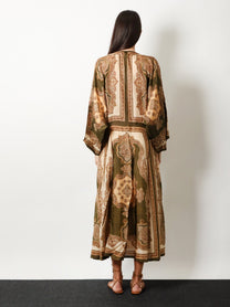 Zimmermann Women's Mahon Silk Tunic Dress Green, view 3