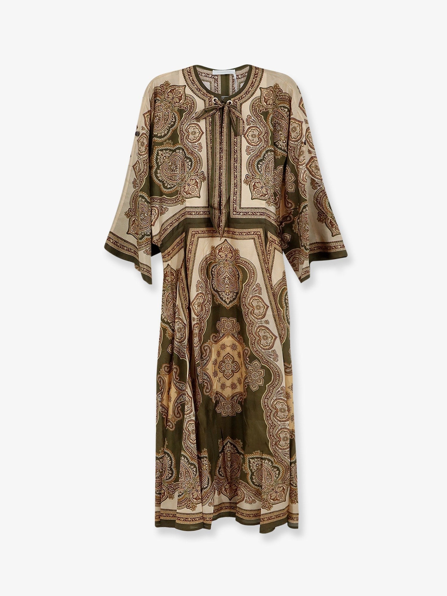 Zimmermann Women's Mahon Silk Tunic Dress Green
