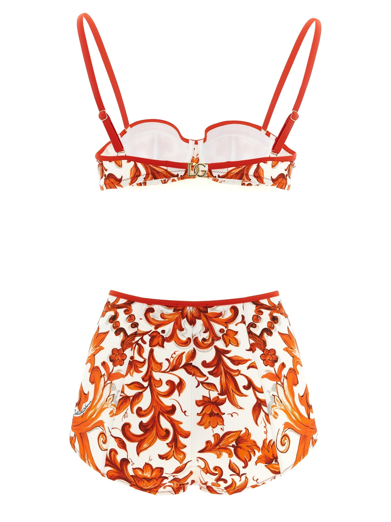 Dolce &amp; Gabbana Maiolica Bikini Orange
