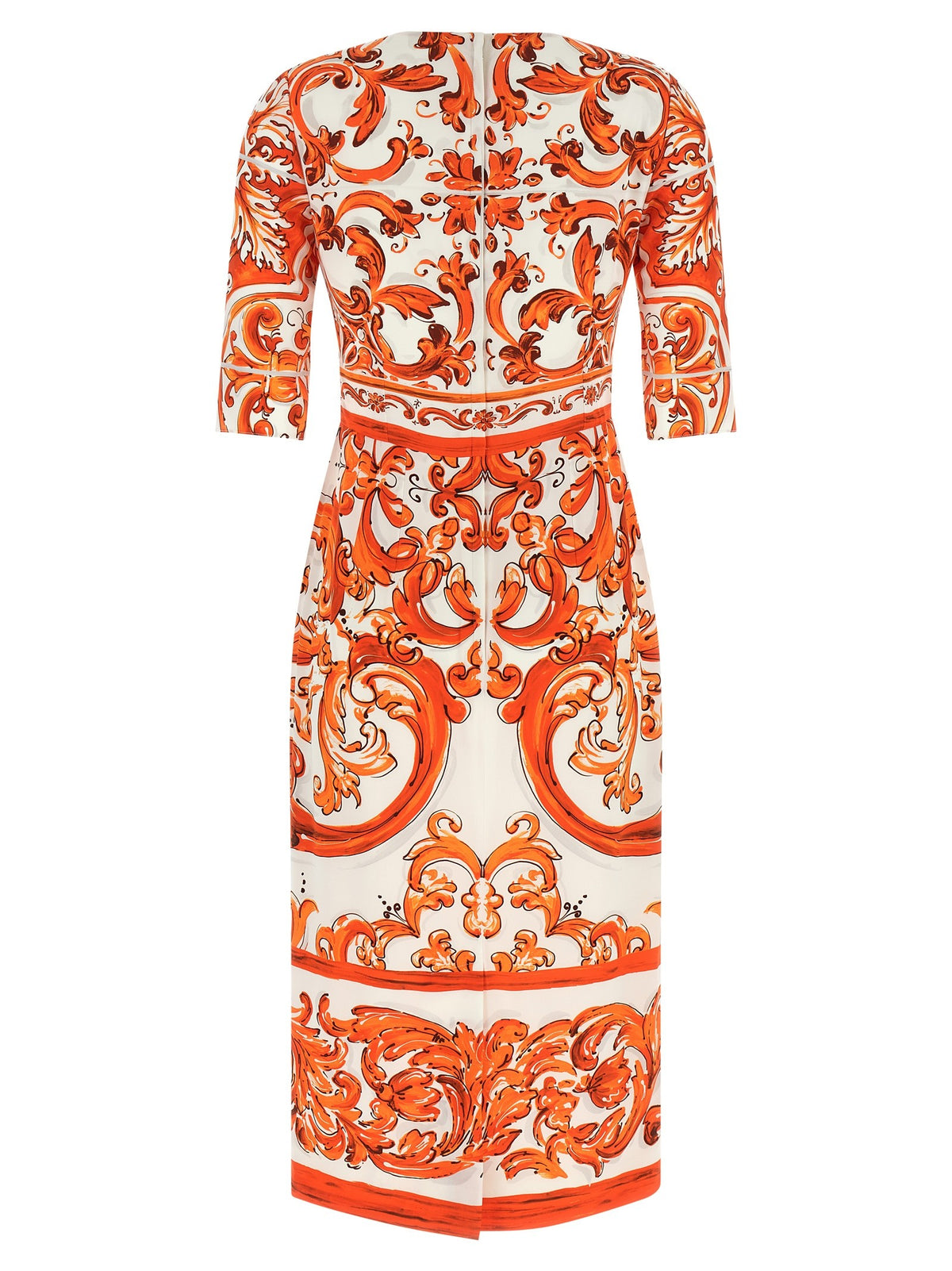 Dolce &amp; Gabbana Maiolica Dress Orange, view 2