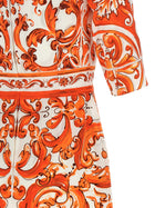 Dolce &amp; Gabbana Maiolica Dress Orange, view 4