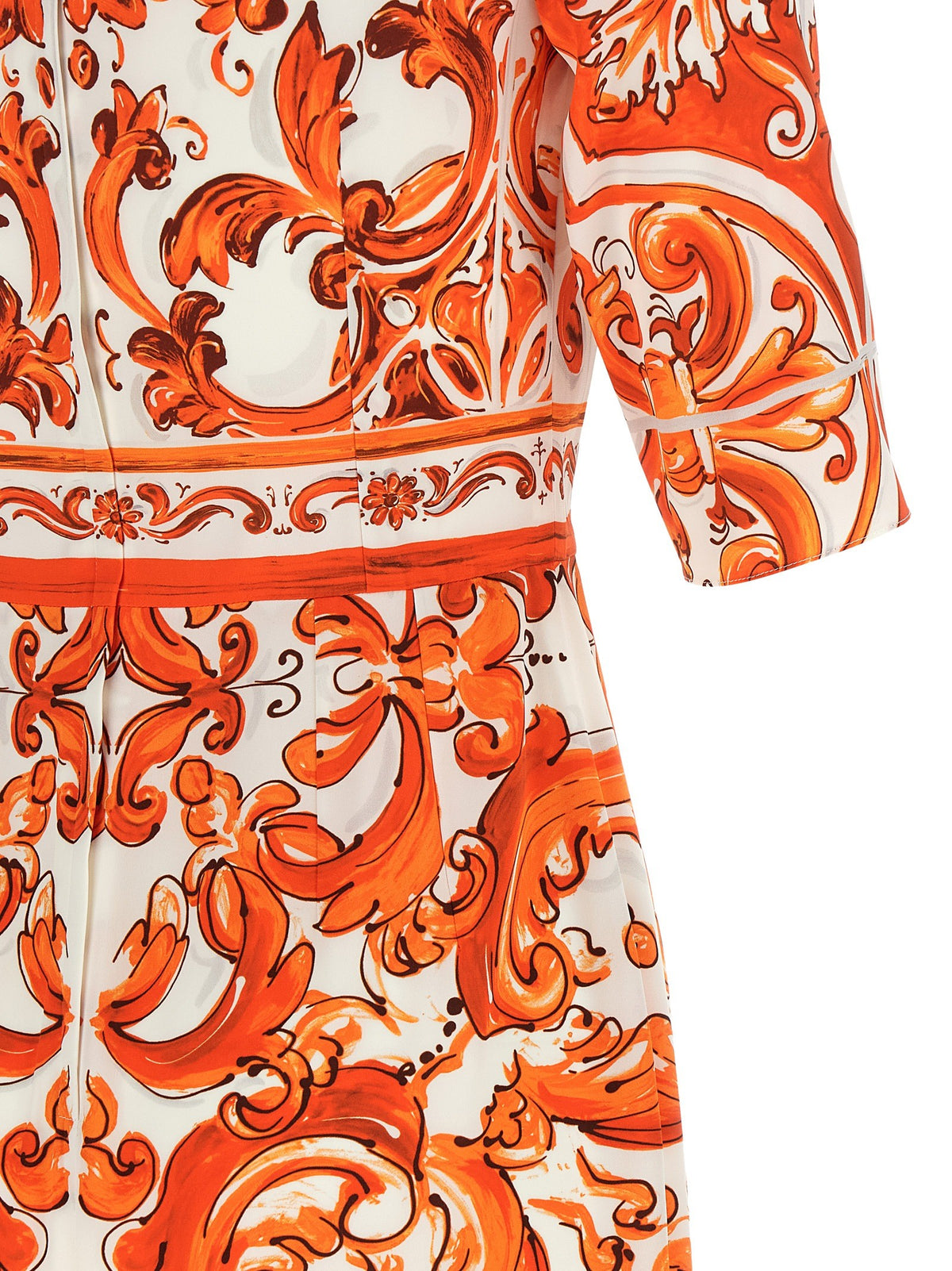 Dolce &amp; Gabbana Maiolica Dress Orange, view 4