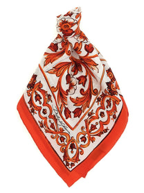 Dolce &amp; Gabbana Maiolica Scarf Orange