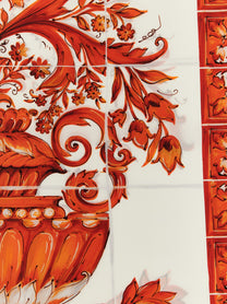 Dolce &amp; Gabbana Maiolica Scarf Orange