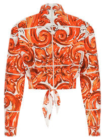 Dolce &amp; Gabbana Maiolica Shirt Orange