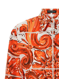Dolce &amp; Gabbana Maiolica Shirt Orange