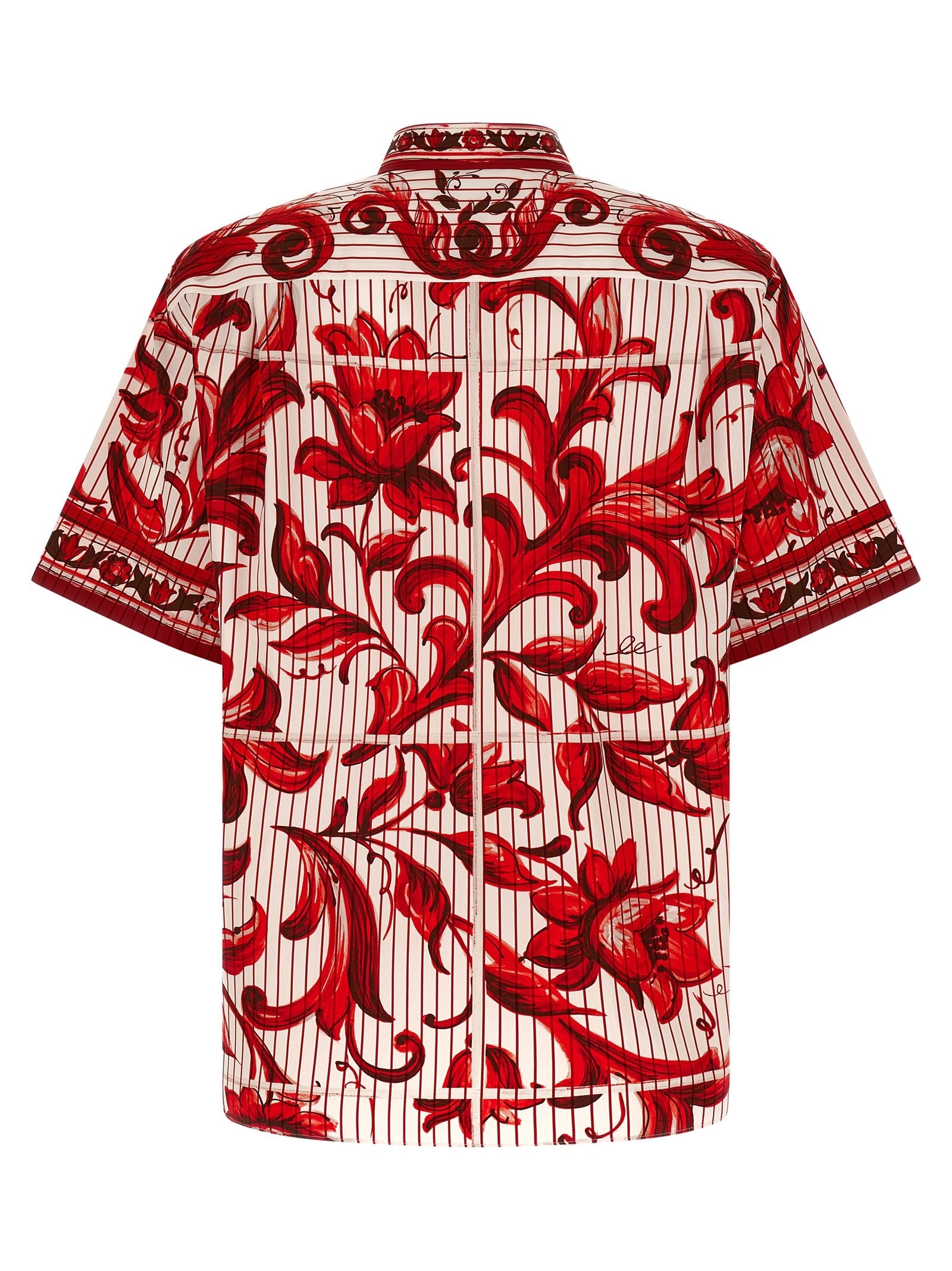 Dolce &amp; Gabbana Maiolica Shirt Red