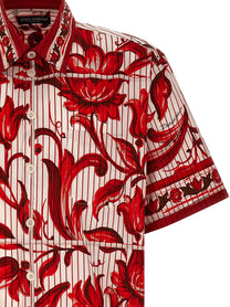 Dolce &amp; Gabbana Maiolica Shirt Red