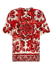 Dolce &amp; Gabbana Maiolica Shirt Red