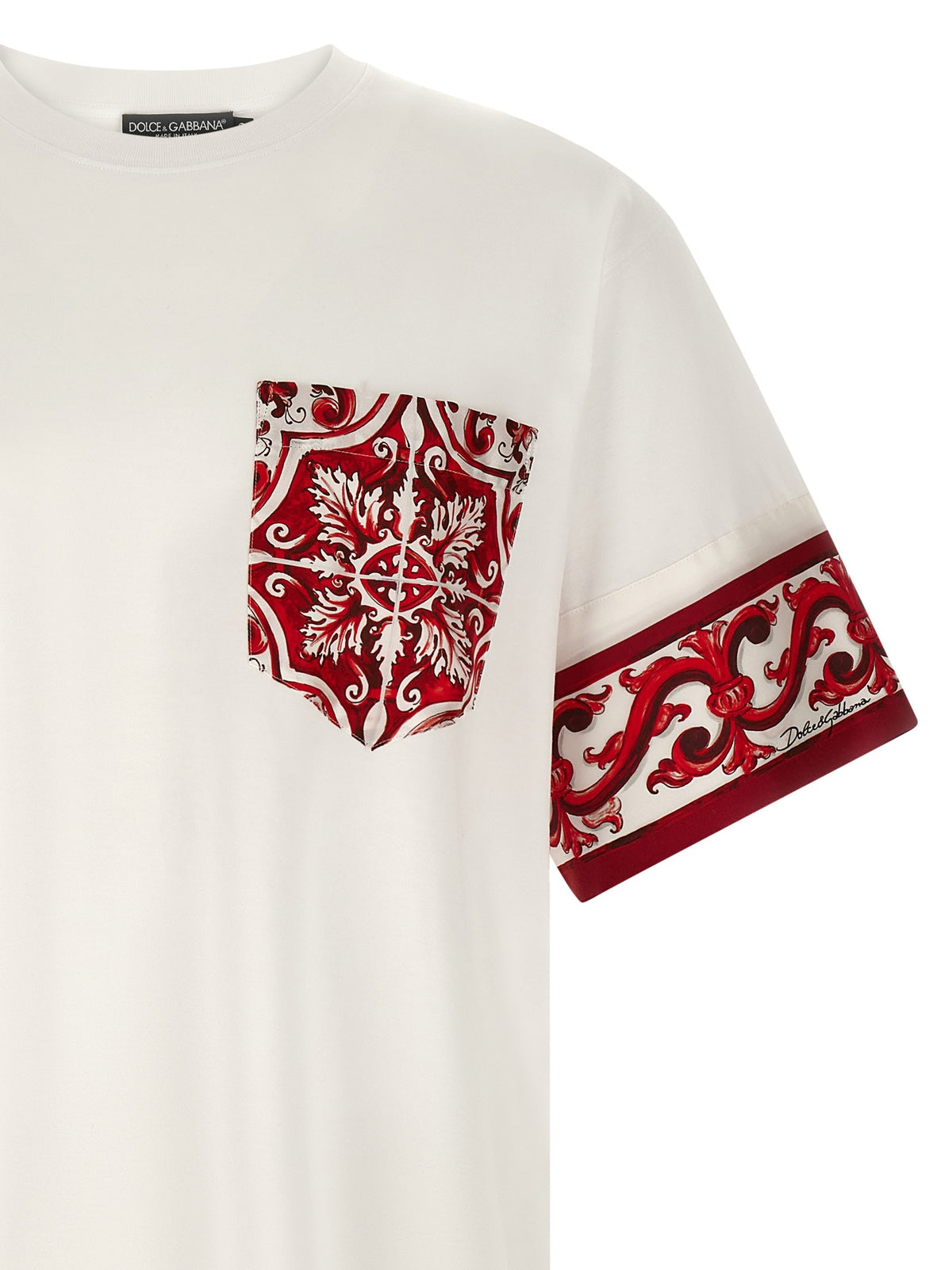 Dolce &amp; Gabbana Maiolica Shirt Red