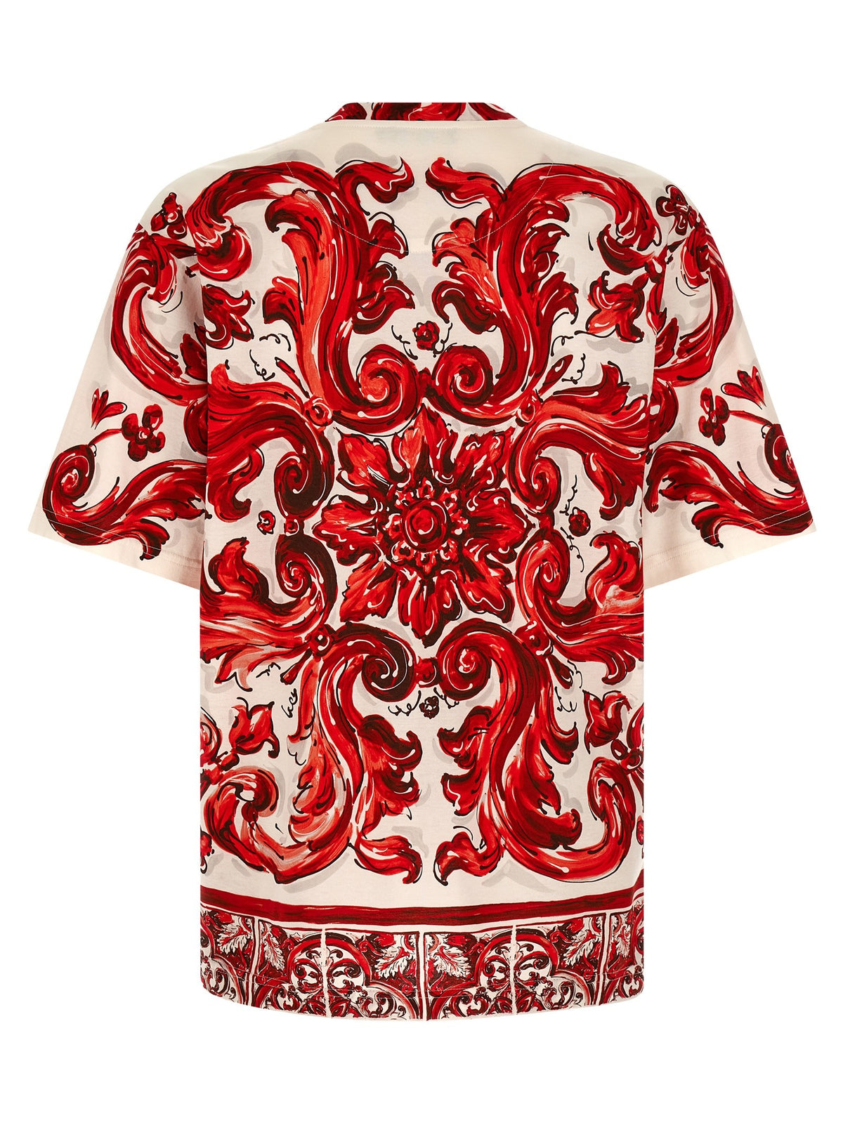 Dolce &amp; Gabbana Maiolica Shirt Red