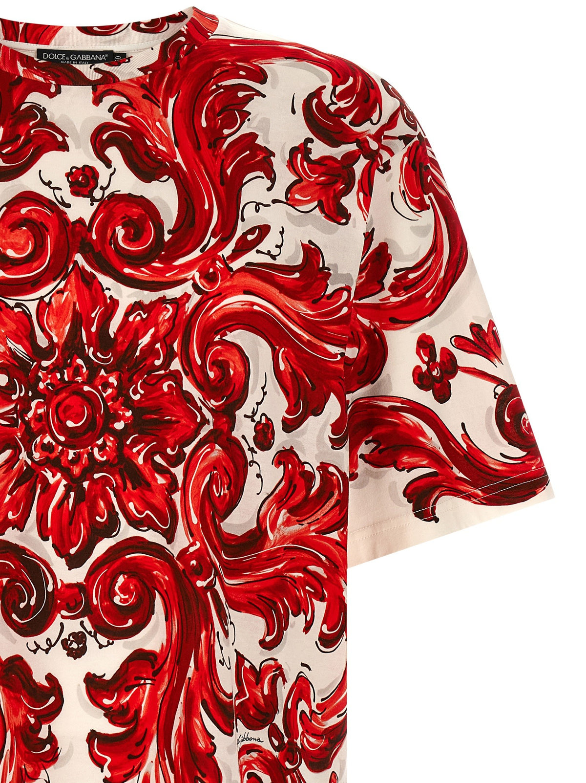 Dolce &amp; Gabbana Maiolica Shirt Red
