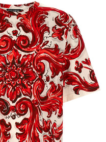 Dolce &amp; Gabbana Maiolica Shirt Red