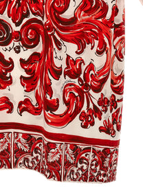 Dolce &amp; Gabbana Maiolica Shirt Red