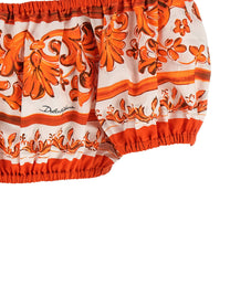Dolce &amp; Gabbana Maiolica Top Orange