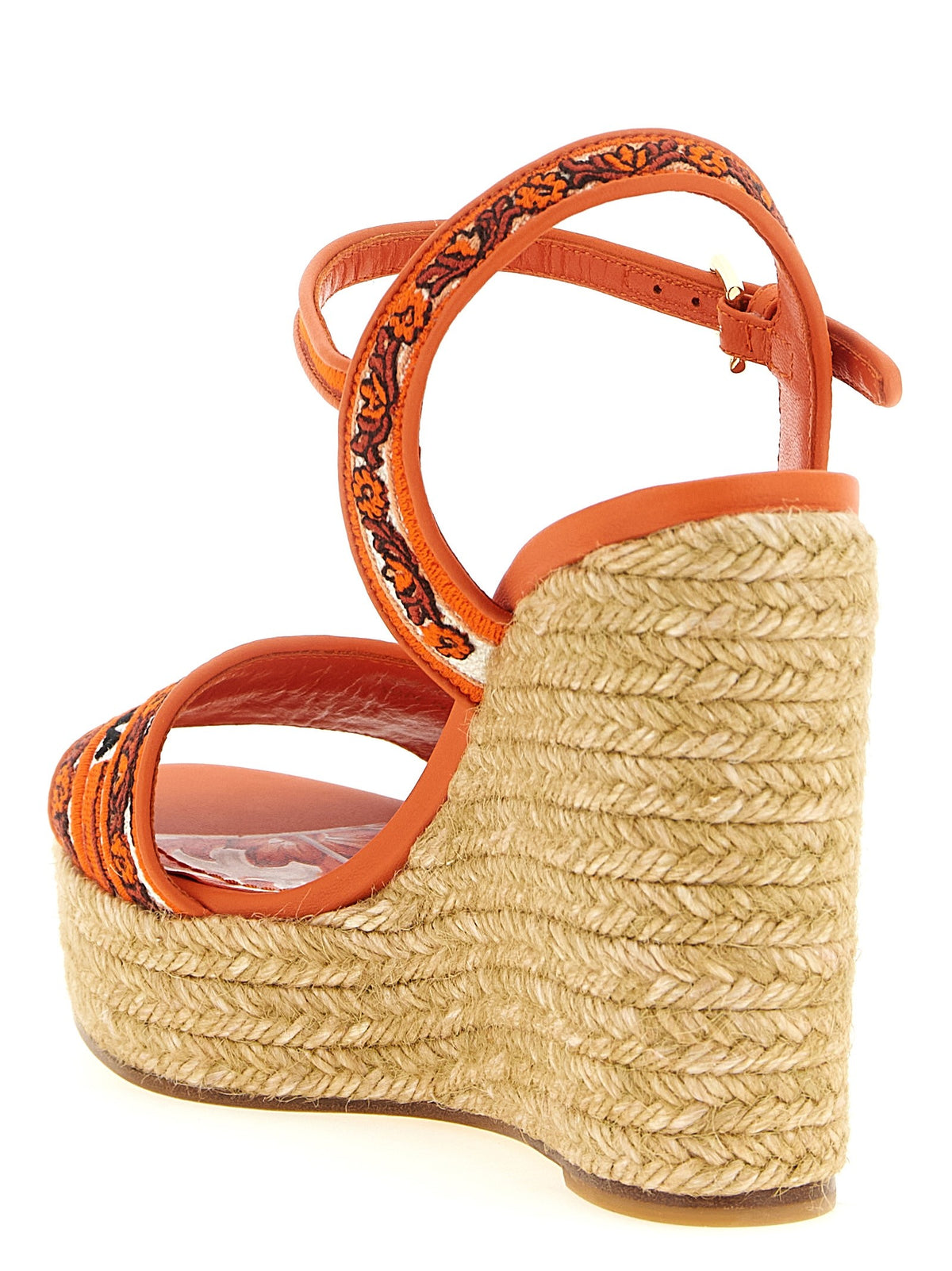 Dolce &amp; Gabbana Maiolica Wedges Orange