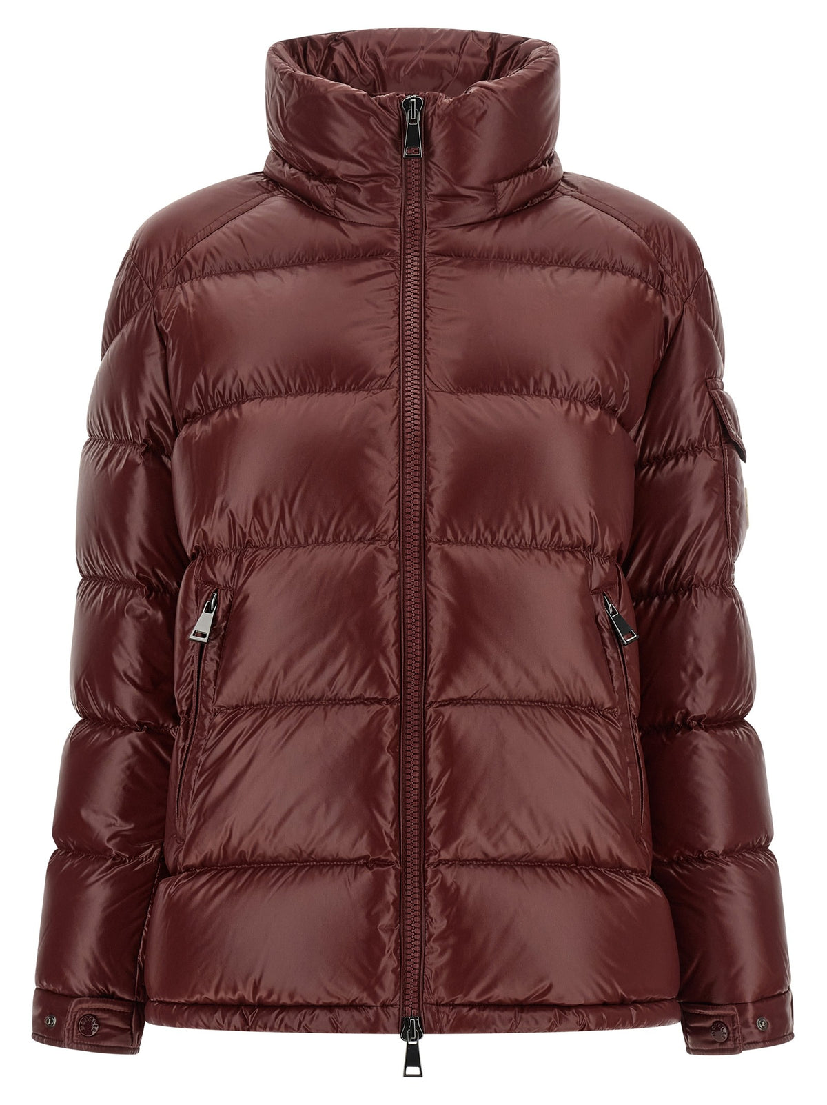 Moncler Maire Down Jacket Red, view 2