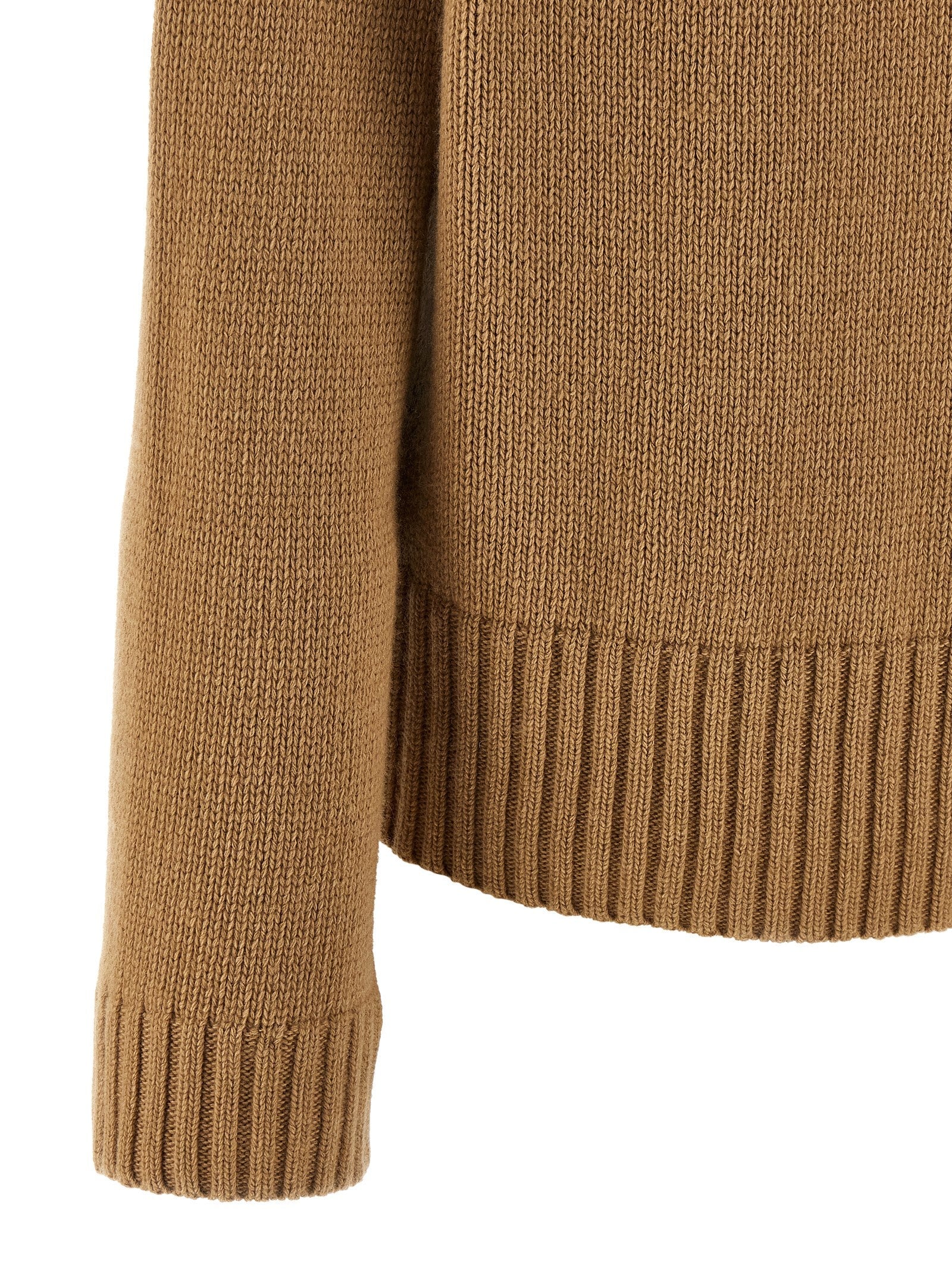 MAISON JEJIA - MAISON JEJIA - Vichy cuffs sweater - Women’s Knitwear