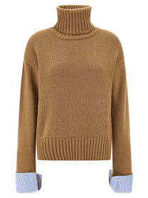 MAISON JEJIA - MAISON JEJIA - Vichy cuffs sweater - Women’s Knitwear