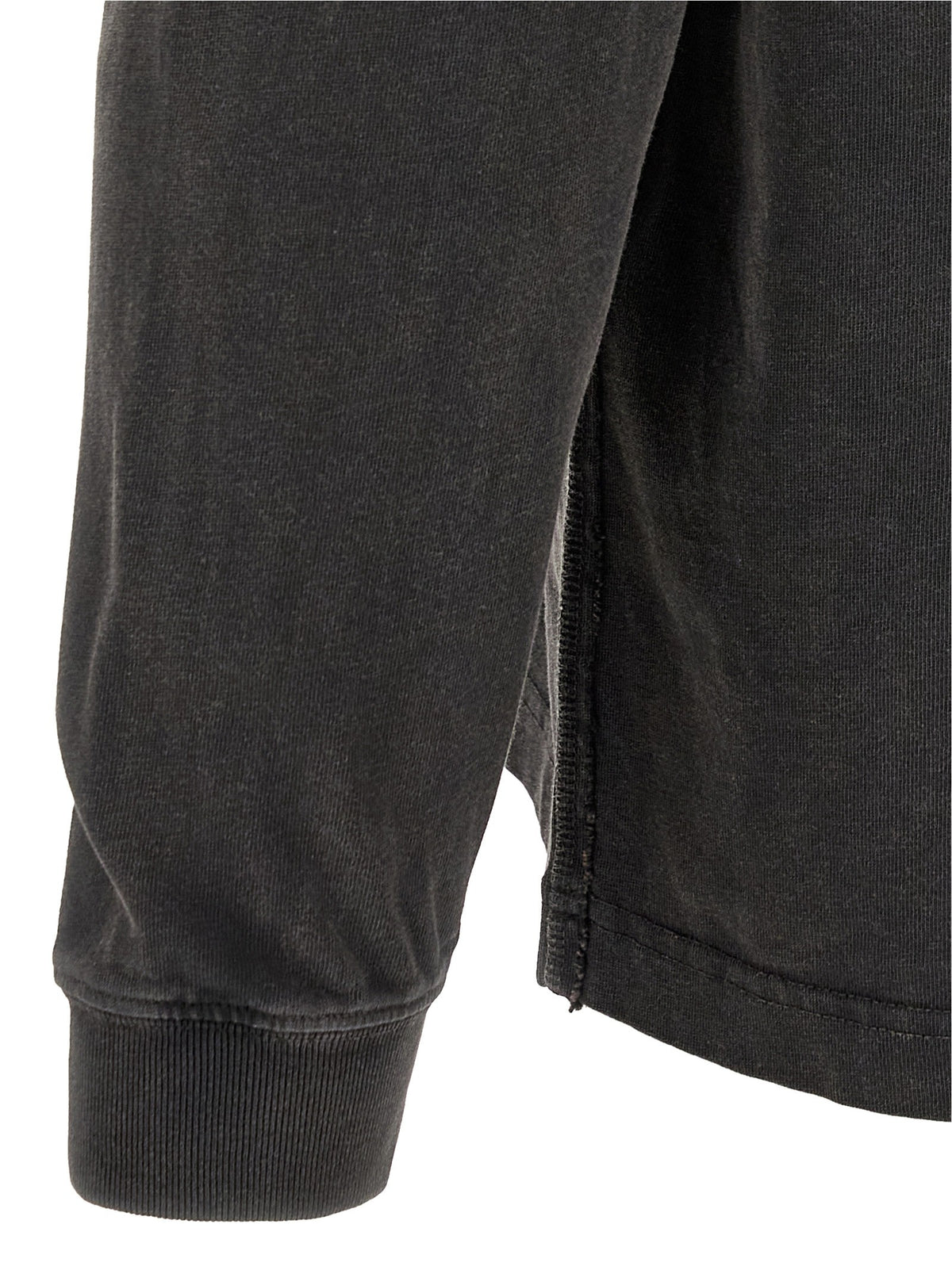 Maison Kitsuné Maison Kitsuné Circle Stamp Shirt Black