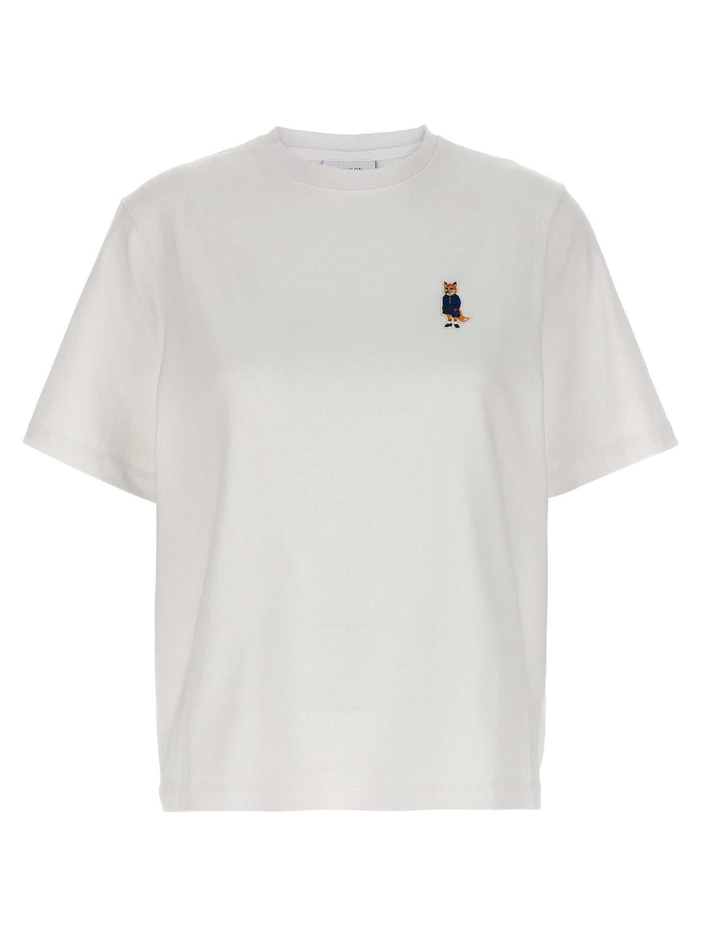 MAISON KITSUNE - MAISON KITSUNE - ’Dressed Fox’ T-shirt - Women’s Tops