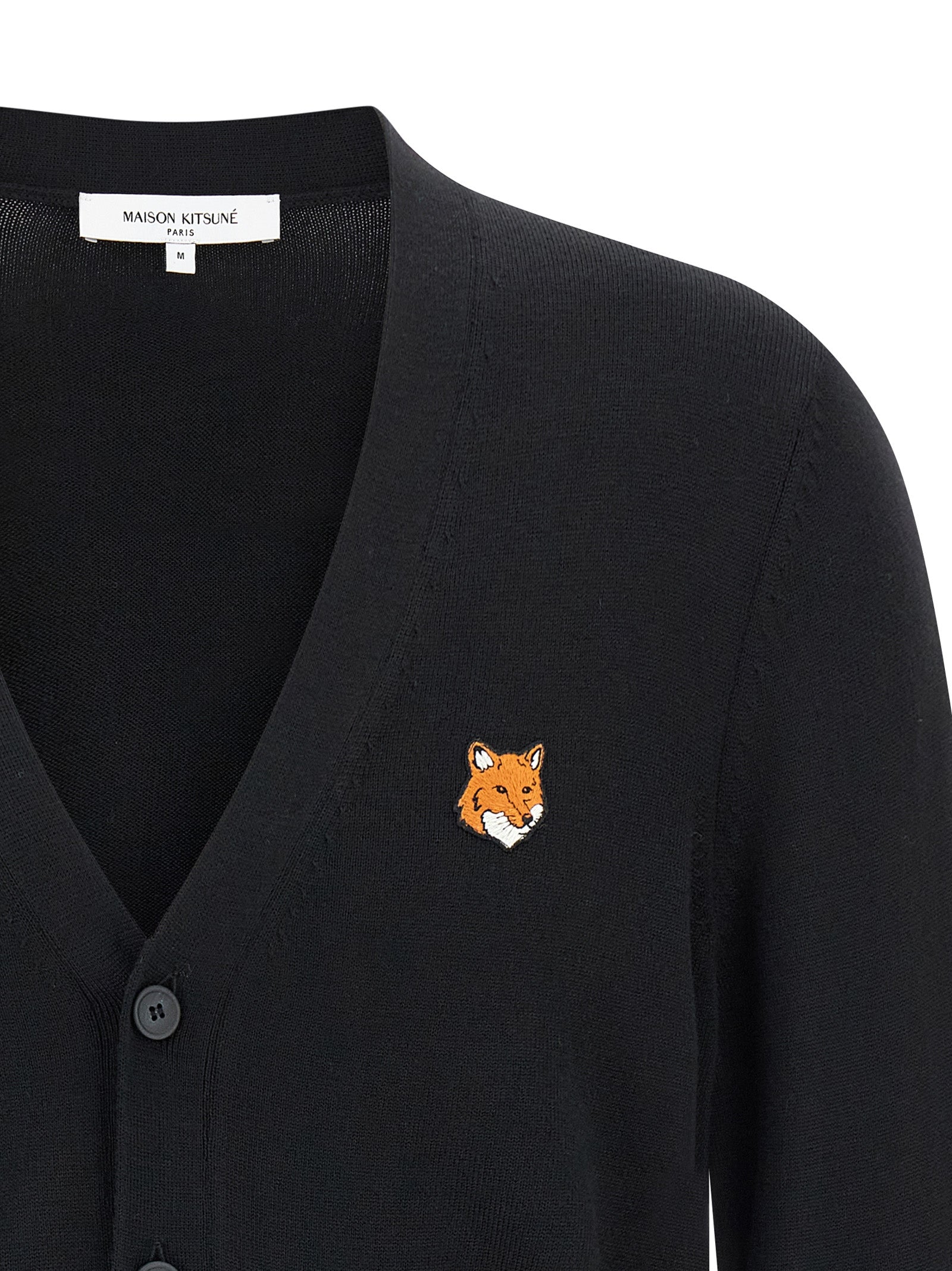 MAISON KITSUNE - MAISON KITSUNE - ’Fox Head’ cardigan - Men’s Knitwear