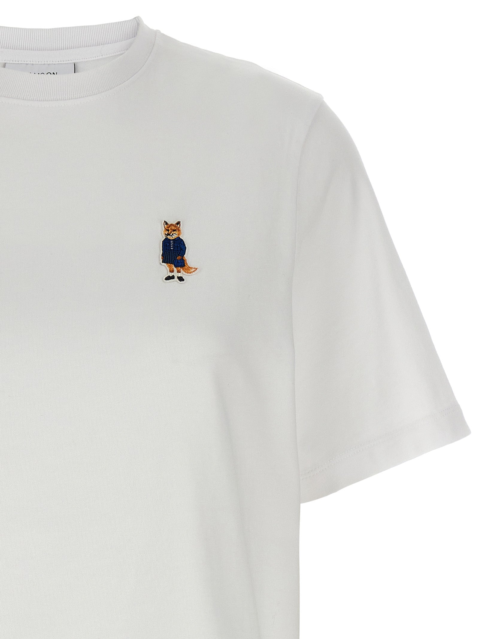 MAISON KITSUNE - MAISON KITSUNE - ’Dressed Fox’ T-shirt - Women’s Tops