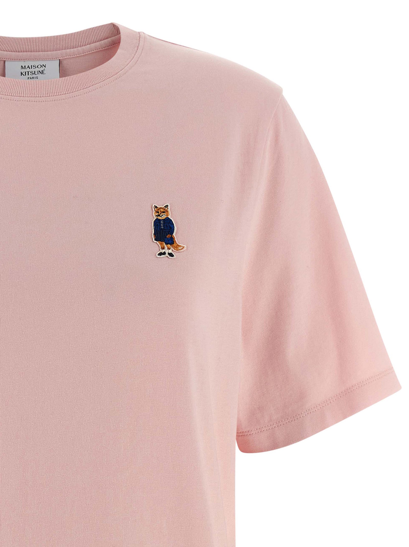 MAISON KITSUNE - MAISON KITSUNE - ’Dressed Fox’ T-shirt - Women’s Tops