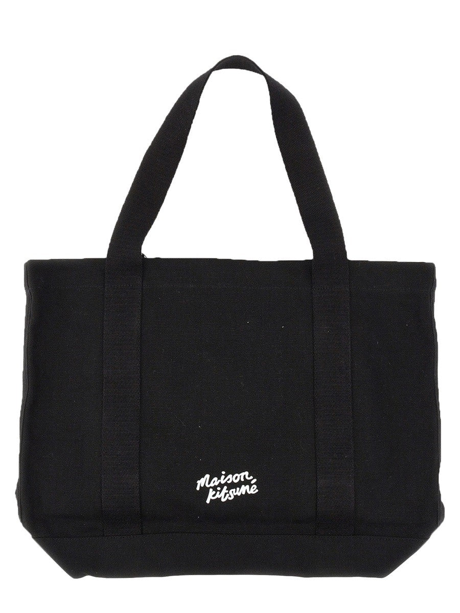 Tote Bag With Logo-Maison Kitsune-FALORS