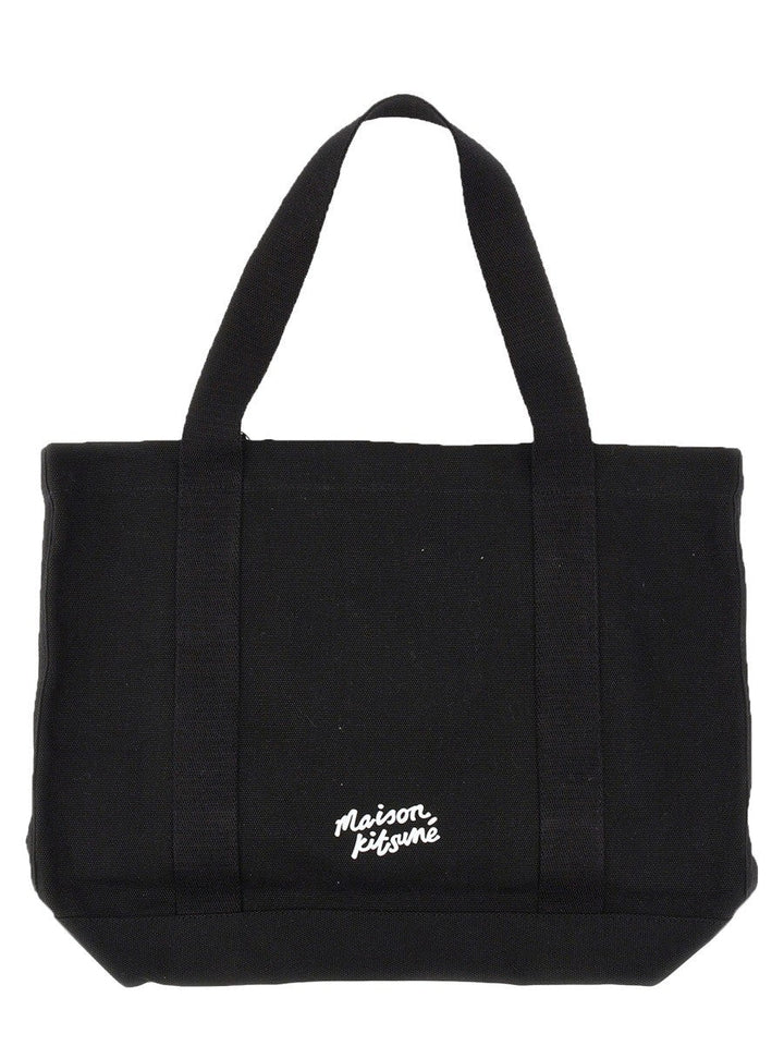 Tote Bag With Logo-Maison Kitsune-FALORS