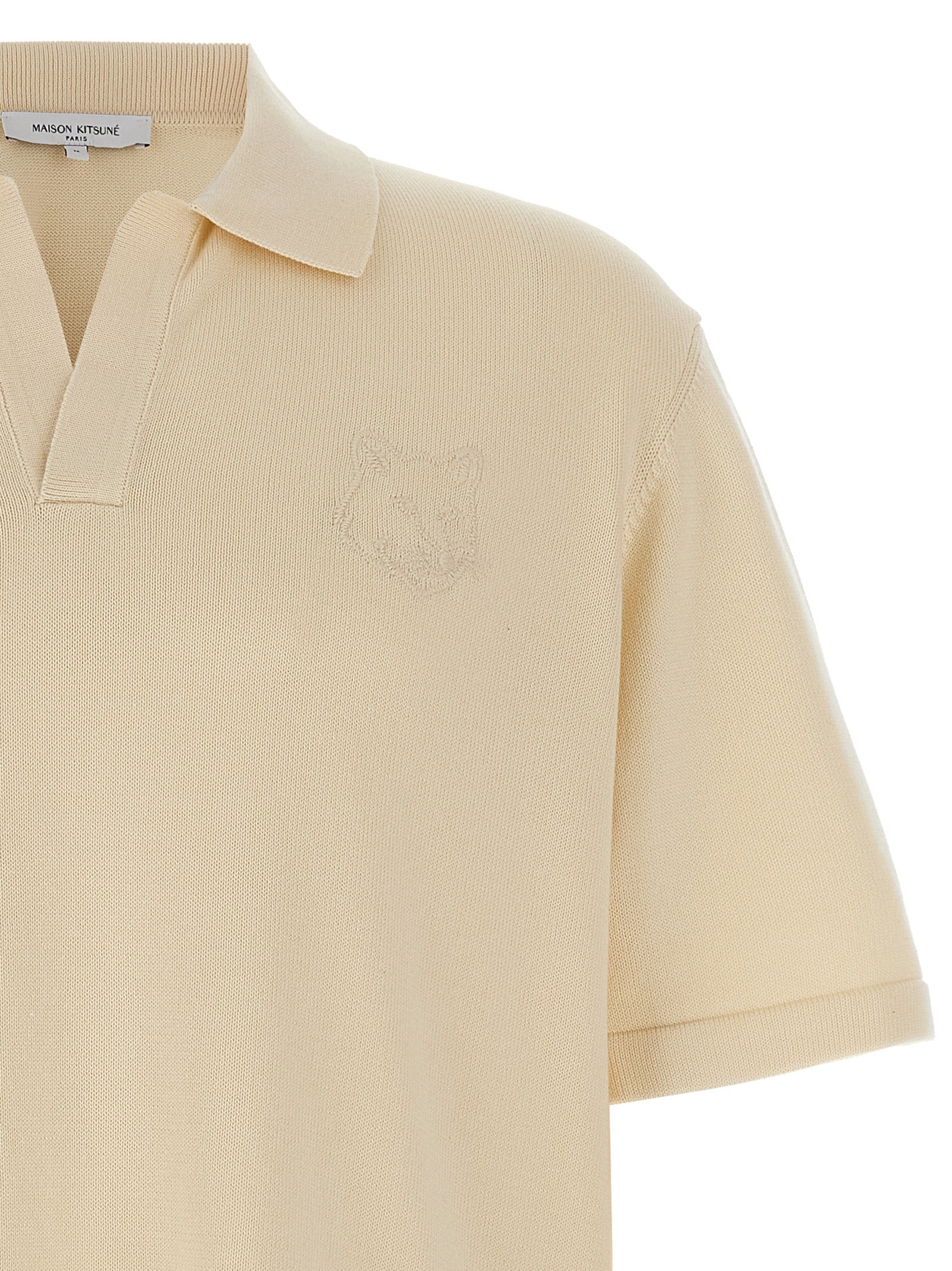 MAISON KITSUNE - MAISON KITSUNE - ’Bold Fox Head’ polo shirt - Men’s Tops
