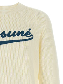 MAISON KITSUNE - MAISON KITSUNE - ’Kitsune Varsity’ sweater - Men’s Knitwear