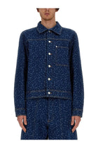 Maison Kitsuné Men's Denim Jacket Blue